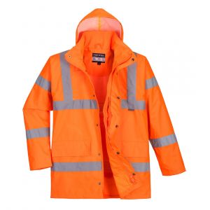 MEN'S HI-VIS BREATHABLE RAIN TRAFFIC JACKET