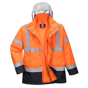 MEN'S HI-VIS 4-IN-1 CONTRAST TRAFFIC JACKET