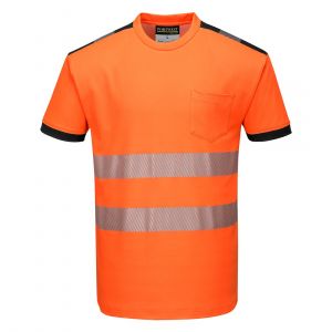 MEN'S HI-VIS COTTON COMFORT T-SHIRT SHORT SLEEVE