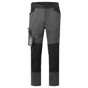 MEN'S SLIM FIT WORK TROUSERS METAL GREY