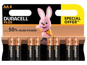 AA CELL PLUS POWER LR6/HP7 BATTERIES (PACK 8)