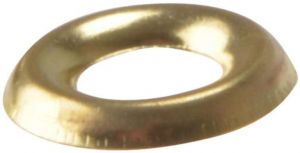 SCREW CUP WASHERS SOLID BRASS POLISHED NO.8 BAG 200