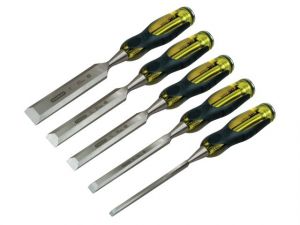 FATMAX BEVEL EDGE CHISEL WITH THRU TANG SET OF 5
