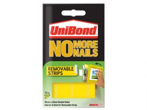 NO MORE NAILS REMOVABLE PADS 19MM X 40MM (PACK OF 10)