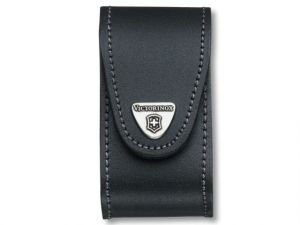 BLACK LEATHER BELT POUCH (5-8 LAYER)