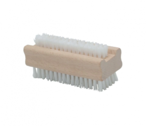 DOUBLE SIDED WOODEN NAIL BRUSH	