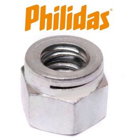 M5 - PHILIDAS INDUSTRIAL NUT - SELF LOCKING NUT - ANTI VIBRATION - A2 - STAINLESS STEEL