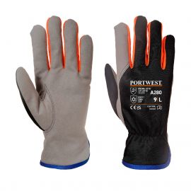 COLD 240 SYNTHETIC LEATHER MECHANICAL GLOVES BLACK/ORANGE