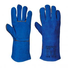 WELDERS 210 SPLIT LEATHER BLUE GAUNTLET BLUE