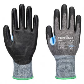 CS CUT D21 PU GLOVES GREY/BLACK