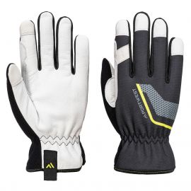 MECHANIC 110 LEATHER PALM GLOVES BLACK