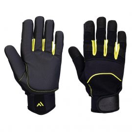 ANTI-VIBRATION B600 PU MECHANICAL GLOVES BLACK