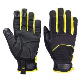 NEEDLE RESISTANT GLOVES BLACK/YELLOW