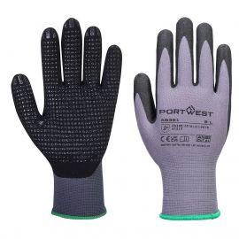 GRIP 15 NITRILE SANDY DOTTED ESSENTIAL MULTIPACK (PK12) GREY/BLACK