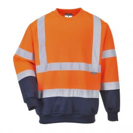 MEN'S HI-VIS CONTRAST SWEATSHIRT
