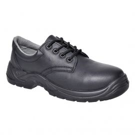 MEN'S COMPOSITE ACTION LEATHER LOW SHOE S1P SRC BLACK