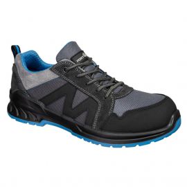 MEN'S COMPOSITE TEXTILE & SUEDE TRAINER S1PS SR FO BLACK/BLUE