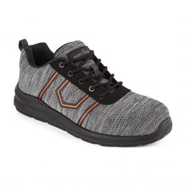 MEN'S COMPOSITE TEXTILE TRAINER S3S FO SR GREY