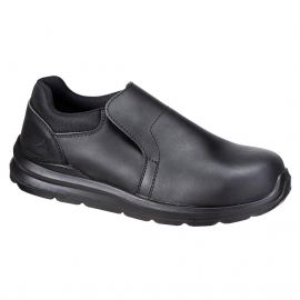 MEN'S COMPOSITE SLIP ON SHOE S3S SR FO BLACK