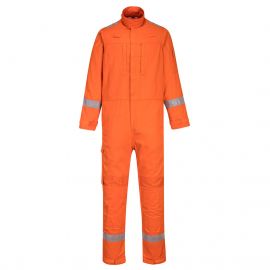 MEN'S BIZFLAME WORK STRETCH PANELLED FLAME RESISTANT COVERALL
