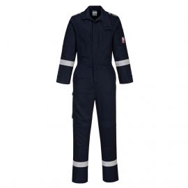 MEN'S BIZFLAME WORK LIGHTWEIGHT STRETCH PANELLED FLAME RESISTANT COVERALL 