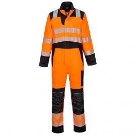 MEN'S MODAFLAME WORK HVO MULTI-NORM FLAME RESISTANT COVERALL ORANGE/BLACK