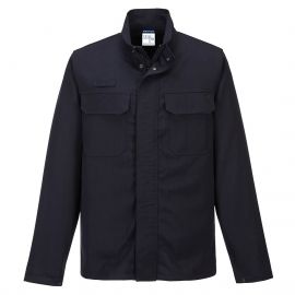 MEN'S ALUFLAME WORK MOLTEN METAL FLAME RESISTANT JACKET NAVY
