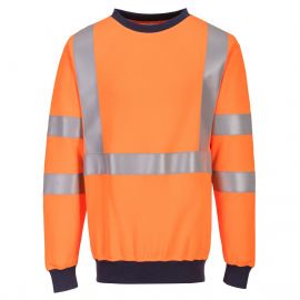 MEN'S MODAFLAME KNIT HVO FR SWEATSHIRT ORANGE