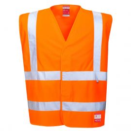 MEN'S BIZFLAME HI-VIS FLAME RESISTANT VEST