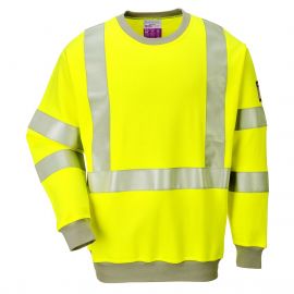 MEN'S MODAFLAME KNIT HI-VIS FR SWEATSHIRT YELLOW