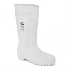 STEEL PVC FOOD WELLINGTON BOOTS S4 FO WHITE 