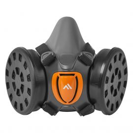 TPR HALF MASK KIT (WITH P3 FILTERS) GREY