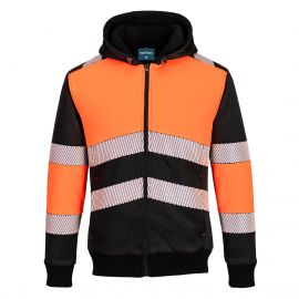 MEN'S HI-VIS ZIPPED CLASS 1 WINTER HOODIE