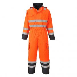 MEN'S BIZFLAME RAIN HI-VIS CONSTRAST FLAME RESISTANT WINTER COVERALL