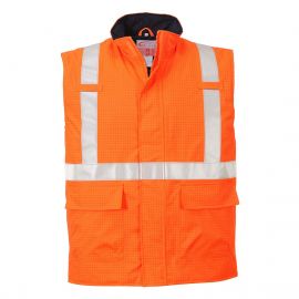 MEN'S BIZFLAME RAIN HI-VIS FLAME RESISTANT BODYWARMER