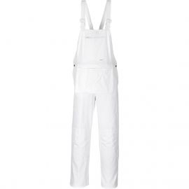 MEN'S PAINTERS BOLTON BIB AND BRACE WHITE