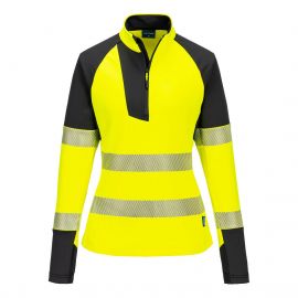 WOMEN'S HI-VIS 1/4 ZIP SWEATSHIRT