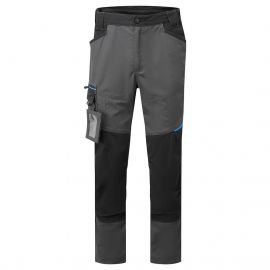 MEN'S SLIM FIT WORK TROUSERS METAL GREY