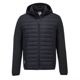 MEN'S HYBRID BAFFLE JACKET GREY MARL