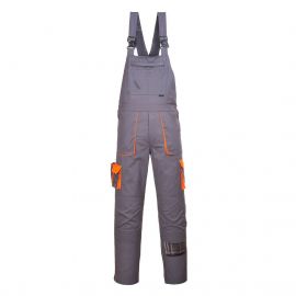 MEN'S PORTWEST TEXO CONTRAST BIB AND BRACE
