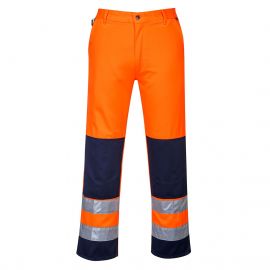 MEN'S SEVILLE HI-VIS CONTRAST WORK TROUSERS