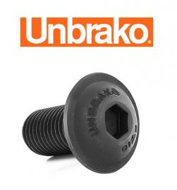 M5 x 10 MM - UNBRAKO - SOCKET FLANGED BUTTON HEAD SCREW - DIN 7380 - GRADE 12.9 - SELF COLOUR